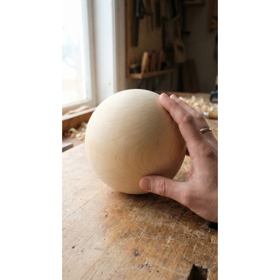 Ahşap Yuvarlak Top 120 mm