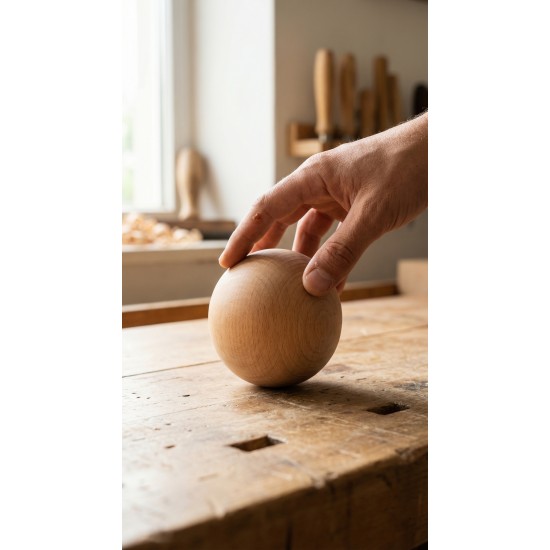 Ahşap Yuvarlak Top 70 mm