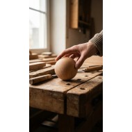 Ahşap Yuvarlak Top 80 mm