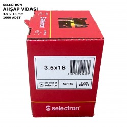 Selectron Ahşap Vidası 3.5×18 – 1000 Adet
